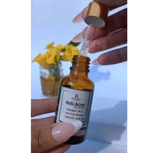 Anti Acne & Glowing Serum | Salicylic 2%, Vitamin C & E and Tea Tree Extract 2%