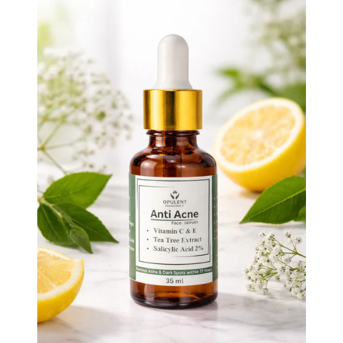 Anti Acne & Glowing Serum | Salicylic 2%, Vitamin C & E and Tea Tree Extract 2%